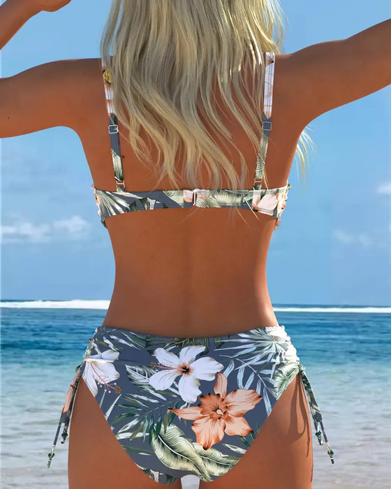 Tweedelige Bikini Met Print – Modieus