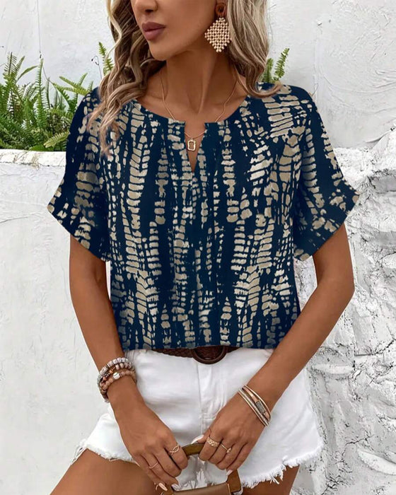 T-Shirt Retroprint Korte Mouwen