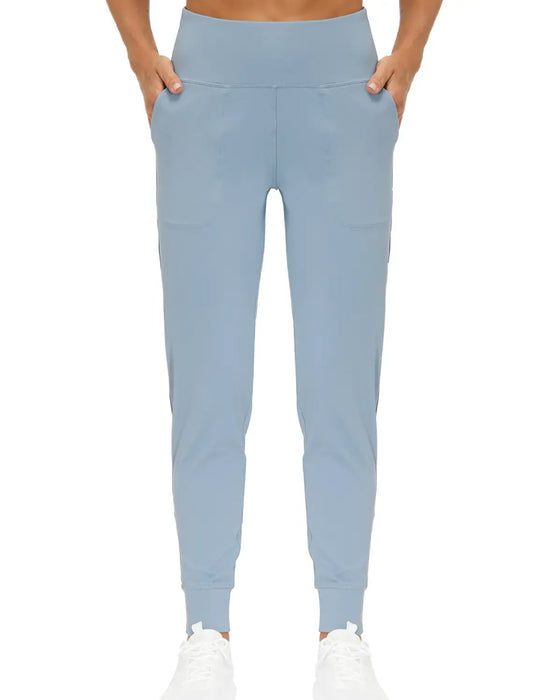 Broek Hoge Taille Zak Effen Lange