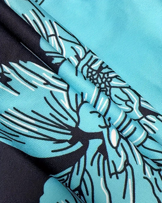 Tanktop Met V-Hals Zonder Mouwen Gedrukt Kleurblok