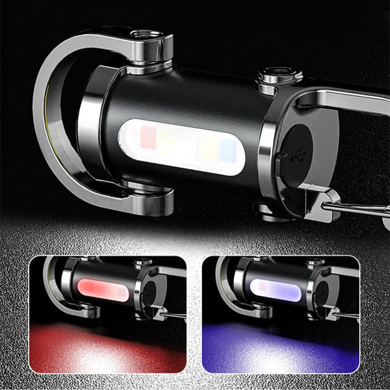 Oplaadbare Mini Zaklamp Sleutelhanger