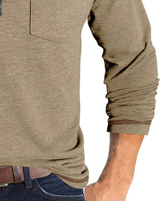 Blouse Heren Knoop Reverse Polo