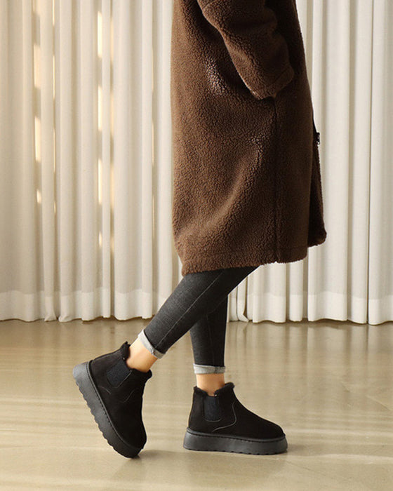 Dikke, effen sneeuwschoenen