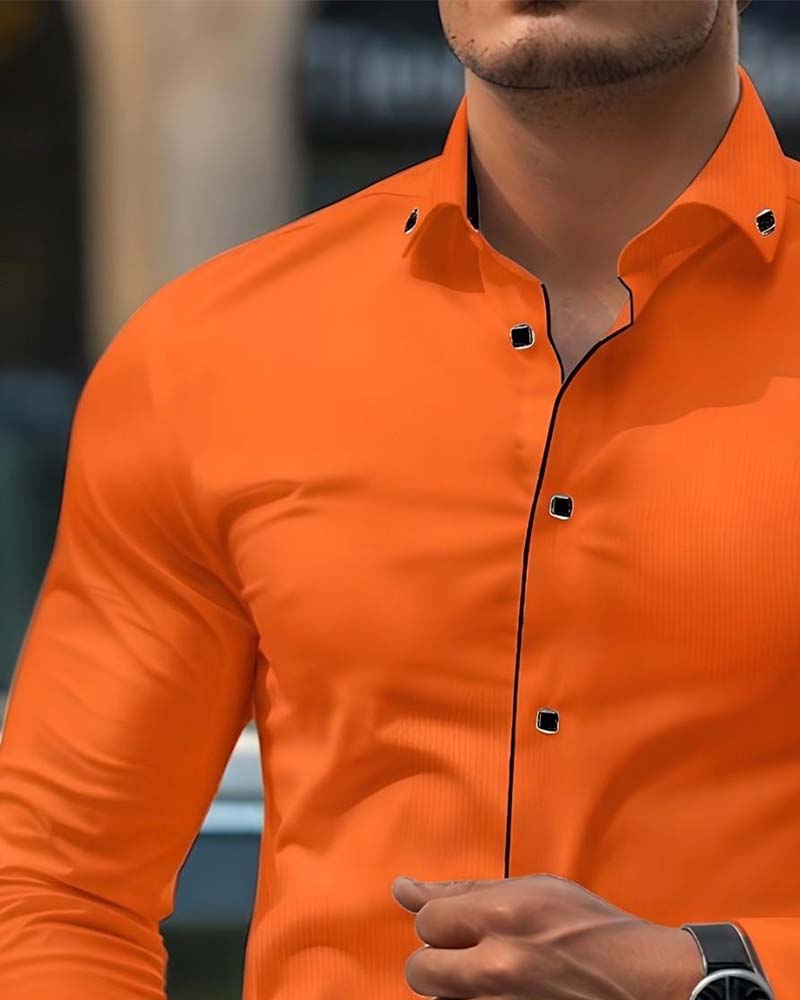 Overhemd Business Slim-Fit Lange Mouw