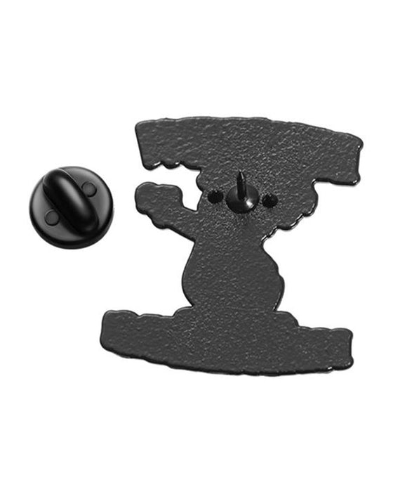 Broche Met Letter & Cartoon Eend Ontwerp