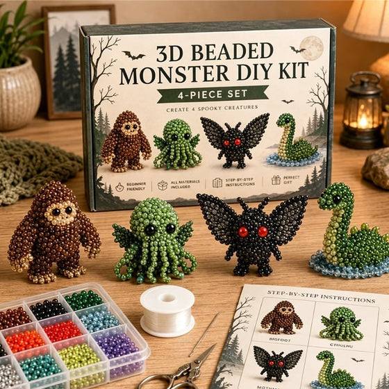 3D-kralendierenset - DIY-miniatuurdiertjes set voor beginners