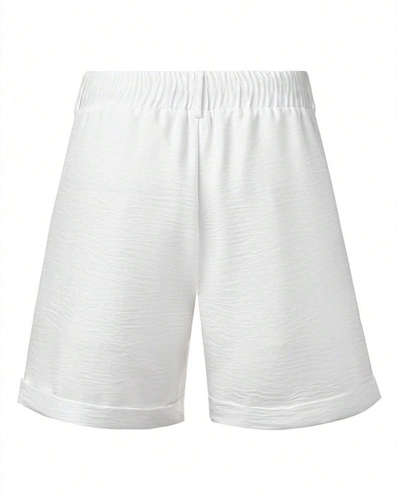 Heren Shorts Casual Effen Kleur