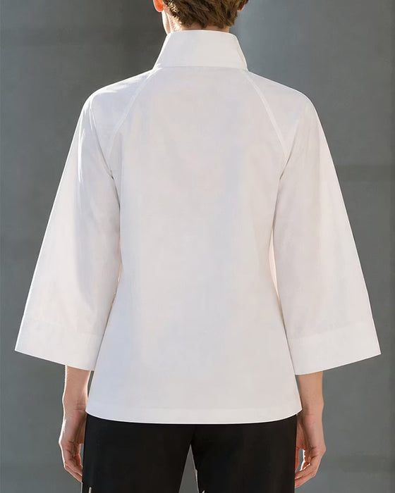 Blouse V-Hals Bloemen Print
