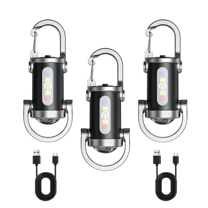 Oplaadbare Mini Zaklamp Sleutelhanger