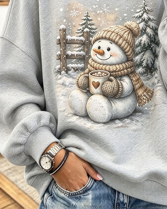 Sweatshirt Bedrukt Lange Mouwen