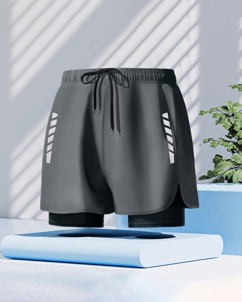 Heren Shorts Boxerstijl Dubbele Laag Bescheidenheid