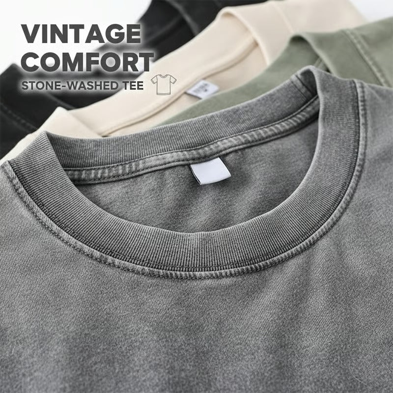 T-Shirt Heren Vintage Loose