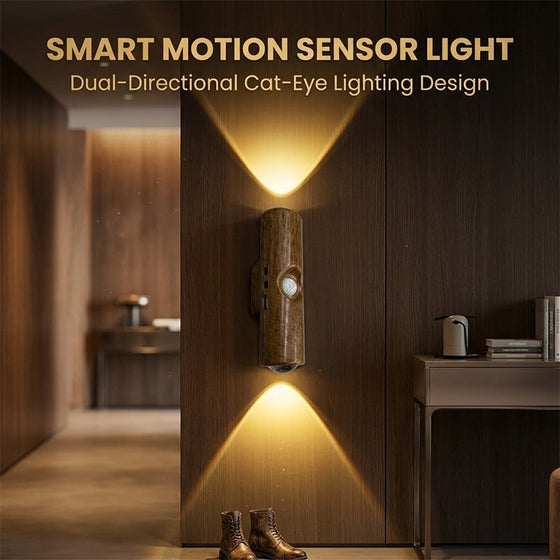 Dubbele Kop Kattenoog Sensor Wandlamp