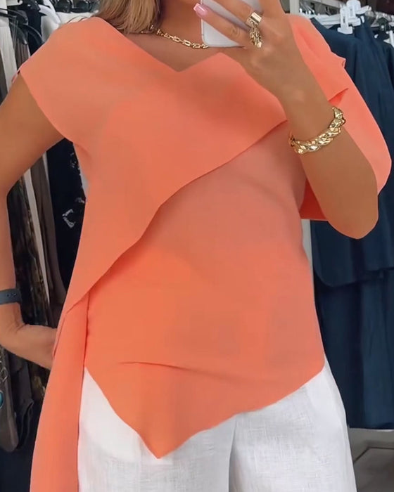 Blouse Ruffle Design Mode