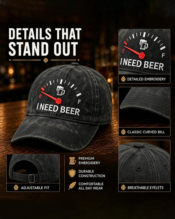 Dashboard Bier Geborduurde Baseball Pet