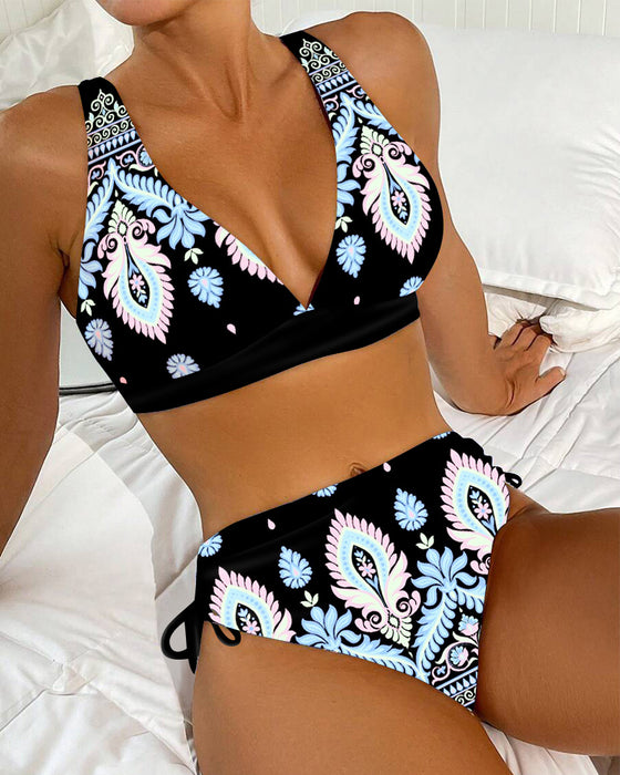 Badpak Sexy Bh Twee-Delig Hoge Taille