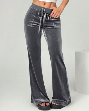 Broek Fluweel Lang Uitlopend