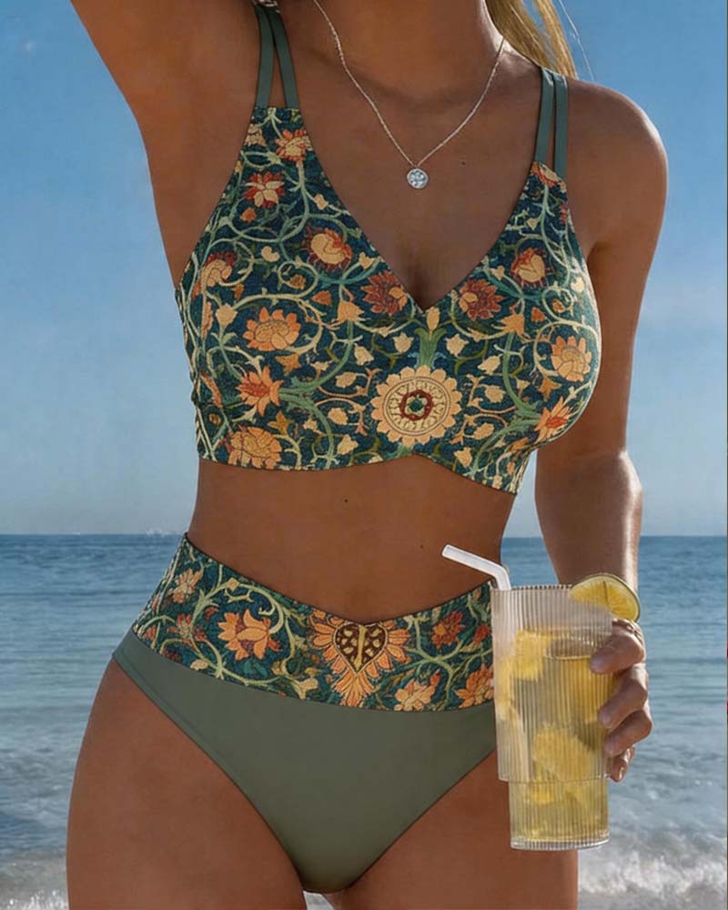 Bikini Vintage Bloemenprint Sexy