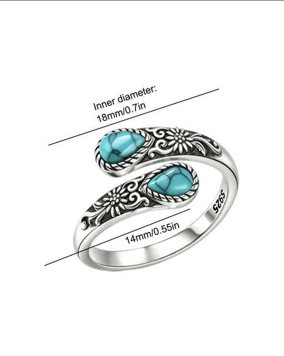 Madeliefjespatroon Ring