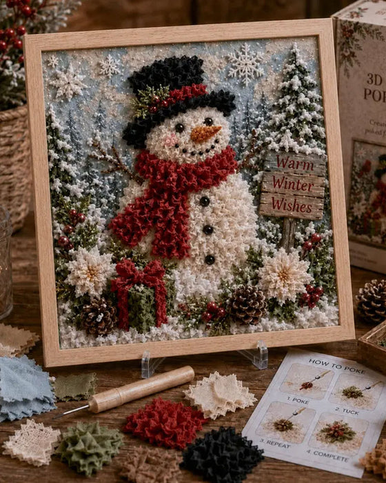 Kerst Naaldvilten Stof DIY Pakket