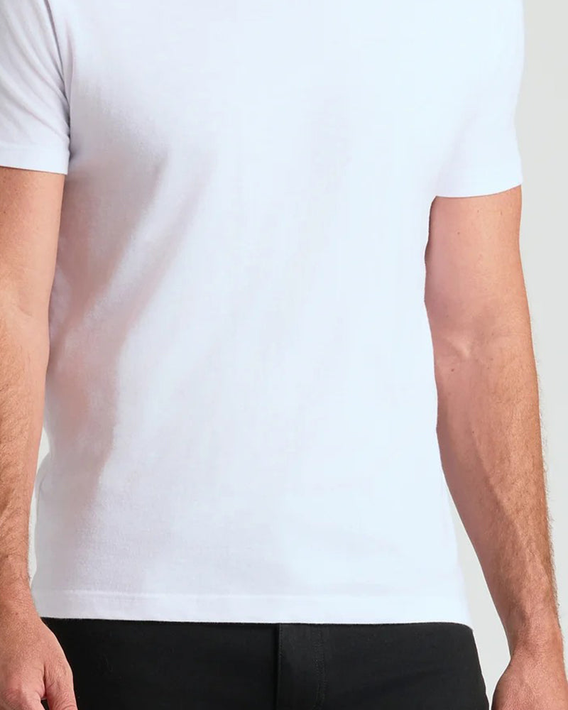 Top Heren Effen Korte Mouw