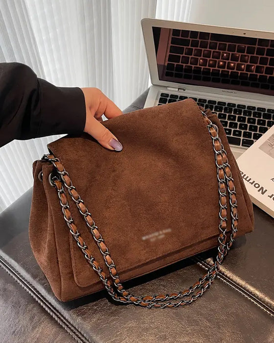 Tas Effen Suède Crossbody Schouder