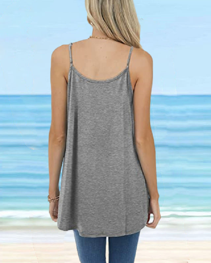 Camisole Dames Basic Ronde Hals