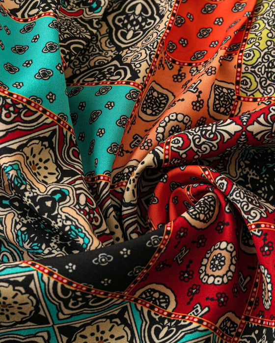 Gepleisterd T-shirt Met Vintage-Prints