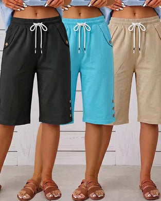 Broek Trekkoord Casual Kort