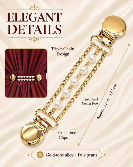 📿Meerdoel Tailklem | Bevestiging Voor Cardigan & Sjaal💎