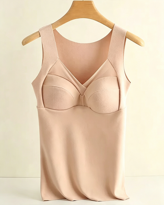 Tanktop Eenstuks Gevoerd Warm