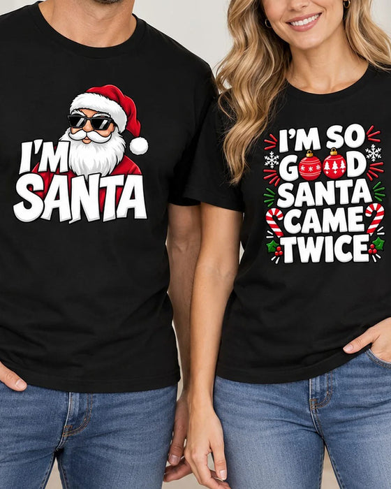 Ik Ben Kerstman Kerst Koppels Grafisch T-Shirt