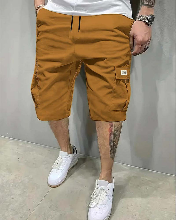 Heren Shorts Met Middenriem En Trekkoord