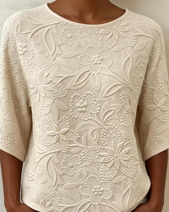 Blouse Dames Casual Bloemig