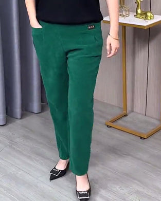 Effen Stretch Skinny Broek