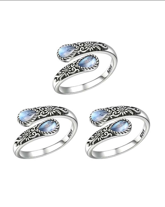 Madeliefjespatroon Ring