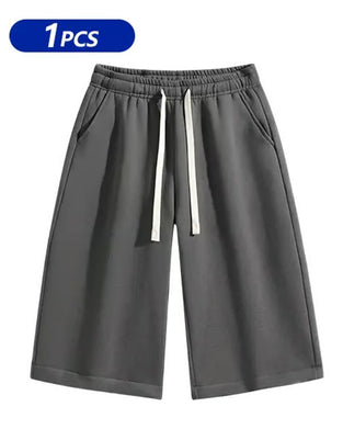 Heren Shorts Effen Kleur Met Trekkoord
