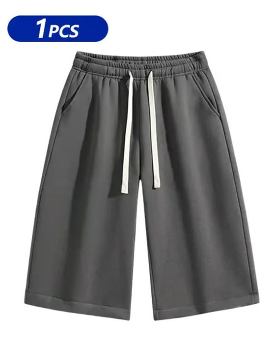 Heren Shorts Effen Kleur Met Trekkoord