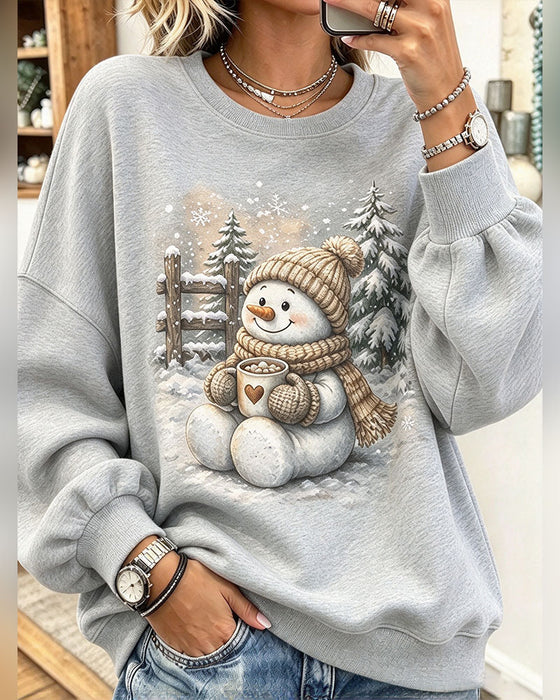Sweatshirt Bedrukt Lange Mouwen