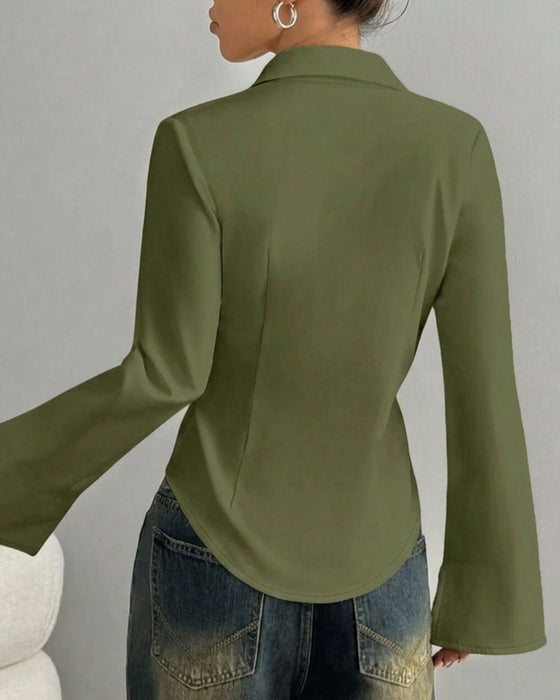 Elegante Slim-Fit Vrouwenblouse