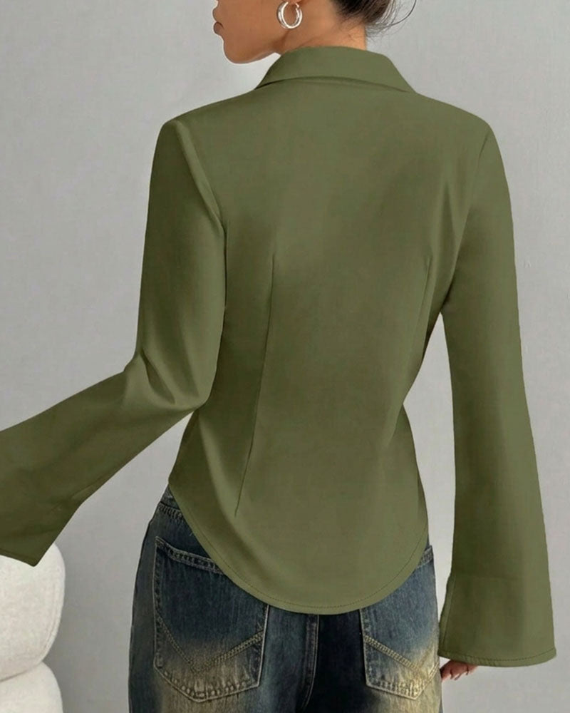 Elegante Slim-Fit Vrouwenblouse
