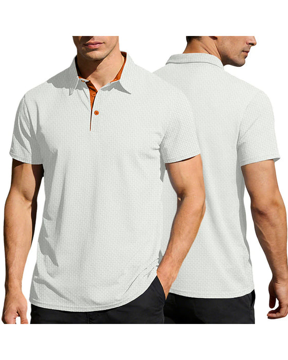 Heren T-Shirt, Effen Kleur, Korte Mouwen