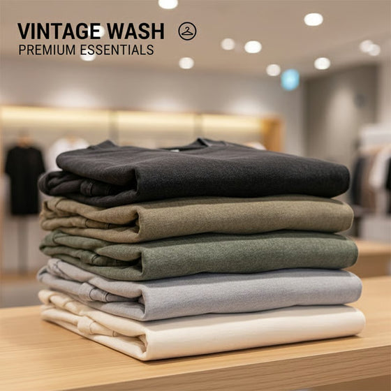 T-Shirt Heren Vintage Loose