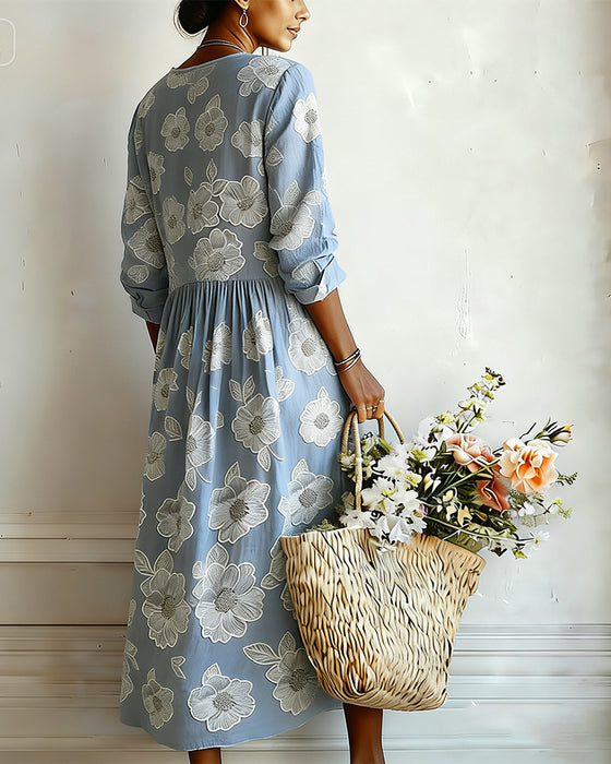 Jurk Bloemenprint Vakantie