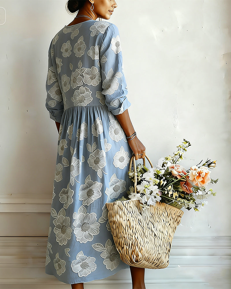 Jurk Bloemenprint Vakantie