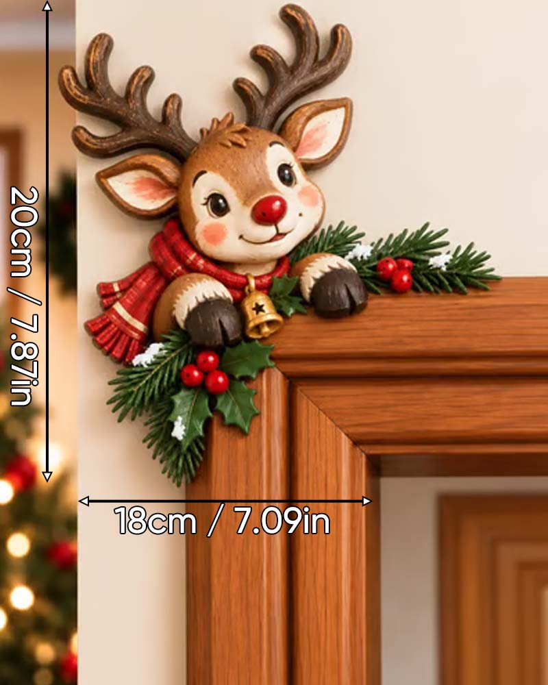 Decoratie Kerst Gluur Deurkozijn Hoek