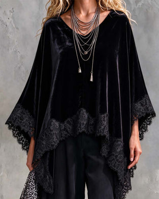 Top Klokmouw Kant Cape