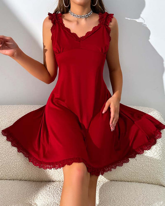 Nachtjurk Rugsplit Kant