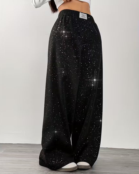 Joggingbroek Hoge Taille Slim Casual