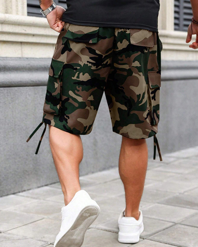Broek Met Zakken Camouflage Cargo